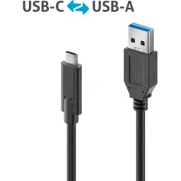 PURELINK PURE IS2601-005 - Cable USB 3,0, iSeries, macho a C macho, negro, 0,5 m..