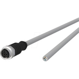 METZ CONNECT MC 142MIA20050 - Cable de sensor, M12, 4 polos, KU > extremo abierto, 5 m