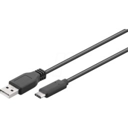 GOOBAY 55469 - Cable de carga y sincronización, USB-a -> USB-C™, 3