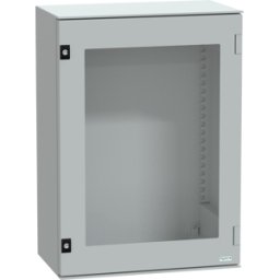 SCHNEIDER ELECTRIC NSYPLM75TG - Polyester enclosure, H 747 x W 536 x D 300 mm, trsp. door