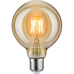 PAULMANN PLM 28400 - Lámpara de filamento LED 1879 E27, 6,5 W, 400 lm, 1700 K.