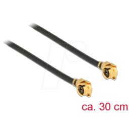 DELOCK 89609 - Cable de antena MHF® macho, 1,13 30 cm