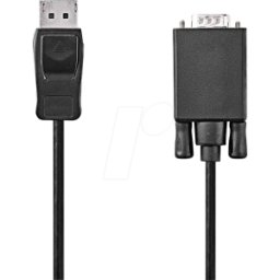 NEDIS N CCGL37301BK20 - Cable, conector DP > conector VGA, 2 m