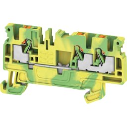 WEIDMÜLLER A3C 2.5 PE - Klippon® Connect Terminal de continuidad serie A, verde / amaril