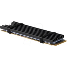 AXAGON AXG CLR-M2L3 - Disipador térmico para M.2 SSD 2280, 3 mm, negro