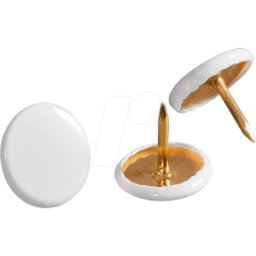 FREI GOWI RN200WS - Tachuelas de cremallera, 200 piezas en blanco