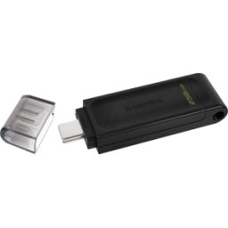 KINGSTON DT70/256GB - Memoria USB, 256 GB USB-C 3.2 Gen 1 DataTraveler 70