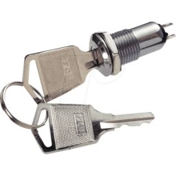 FREI NS 15 - Interruptor de llave, 2 A – 120 V, 1x encendido
