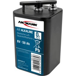ANSMANN ANS 1500-0047 - Batería de bloque, cinc-aire, 6 V, 50 Ah