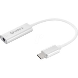 SANDBERG 136-27 - Adaptador de audio USB Tipo-C - 3,5mm jack
