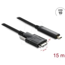 DELOCK 83681 - Cable óptico activo USB 10 Gbps USB Type-C™ macho > USB 10 Gbps