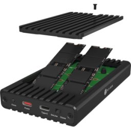ICYBOX ICY 2817MCL-C31 - Estación de acoplamiento y clonación 2x M.2 NVMe S
