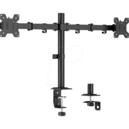 LOGILINK BP0217 - Soporte para monitor, 2 pantallas, 27" - 32", 376 mm, soporte de