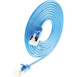 SLIM SL6A 5 BL - Cat.6a cable ligero DELGADO U/FTP 5,0 m azul