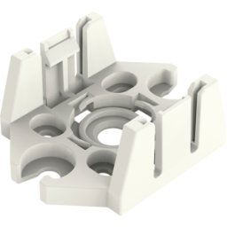 WAGO 770-673 - Placa de montaje, 3 polos, para tableros de distribución,