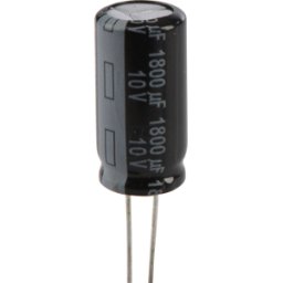 PANASONIC FR-A 1800U 10 - Elko radial, 1.800microF, 10V, 105°C, baja ESR