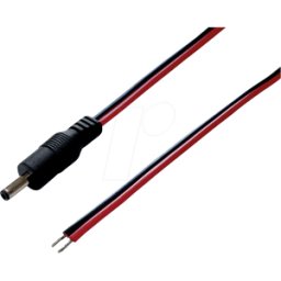 BKL DC AKS 174 - Cable adaptador, 2000 mm, conector macho CC al extremo libre