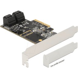 DELOCK 90395 - Tarjeta SATA PCI Express x4 de 5 puertos