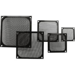 INLINE INL 33376S - Rejilla de ventilación con filtro de aluminio, 60 x 60 mm