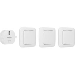 SMARTWARES SW SH4-99567 - Juego de interruptor de pared inalámbrico