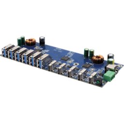 EXSYS 12290HMSPL - Tarjeta HUB USB 3,2 Gen 2 de 10 puertos, 4xUSB-C, 6xUSB-A Gen 1,