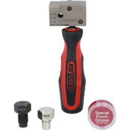 KS TOOLS GMBH KS 122.1215 - Juego de rebordeadores de cables de freno universales, 4 piezas