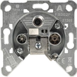 GIRA FS 302 F - Enchufe de antena FS 302 F 1,5 - 2,0 dB