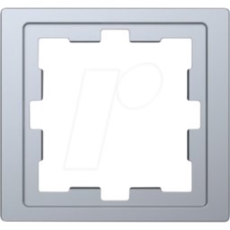 MERTEN ME MEG4010-6536 - D-Life, bastidor, simple, acero inoxidable