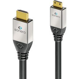 SONERO SON HC200-030 - HDMI a Mini Premium Alta Velocidad con Ethernet 4K 60 Hz 3 m..