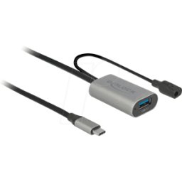 DELOCK 85391 - Cable de extensión USB 3,0 activo USB Type-C > USB-A 5 m.