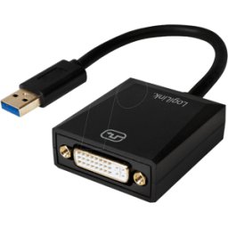 LOGILINK UA0232 - Adaptador DVI, conector USB 3.0 a conector DVI