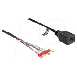 DELOCK 88005 - Cable Cat.5e, RJ45 hembra / hembra, 0,5 m