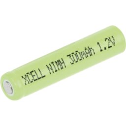 XCELL XC 136423 AAAA - Célula industrial, NiMH, AAAA, 1,2 V, 300 mAh, Botón supe