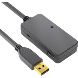 PURELINK PURE DS2200-060 - Cable USB 2,0 activo, Un macho > 4x Una hembra, 6 m..