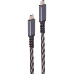 SHIVERPEAKS SHVP BS14-75007 - Cable de carga y sincronización, USB-C, 100W, textil, 2,0