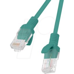 LANBERG LBG 610CC0050G - Cable de parche RJ45 CAT 0,5 m UTP verde