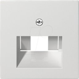 GIRA55 UAE RWG - Cubierta para caja de conexiones UAE/IAE (RDSI) y de red en blan