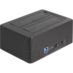 DELOCK 64183 - Estación de acoplamiento y copia, 2x 2,5"/3,5" SATA, SD, CF, USB