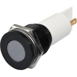 APEM APM Q16F1B W220E - Lámpara de señalización LED, blanca, 220 V,