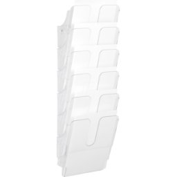 DURABLE DURAB 1700008401 - Portafolletos de pared, A4, transparente
