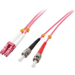 LINDY 46351 - Cable LWL LC/ST OM4 50/125 micras 2 m