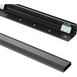 PUREMOUNTS PM-CCA-050B - Conducto de cable de pared, 0,5 m, negro