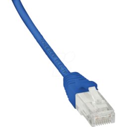 ABN GMBH ABNPK15100 - Cable de conexión CAT 6a, 1 m, 2x RJ45, 6 kV, para armari