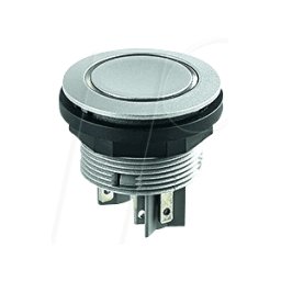 SCHLEGEL STLRW1 - Pulsador - 1 S, plata, anillo led blanco