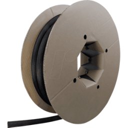 LABEL THE CABLE LTC 5110 PRO - Funda de cable, 25 m, negra