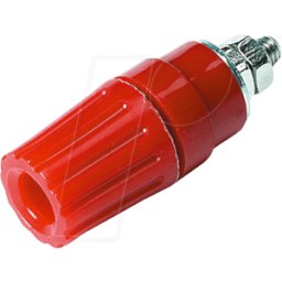 HIRSCHMANN TEST & MEASUREMENT PKI 110 RT - Abrazadera de poste, 4 mm, rojo
