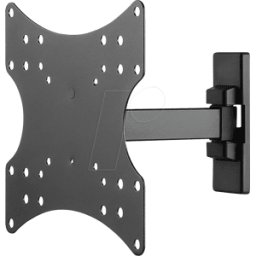 GOOBAY 49713 - TV montaje en pared, inclinable, giratorio, 23 "- 42", negro
