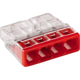 WAGO 2273-0204 - Terminal de caja de conexión COMPACT, cuádruple