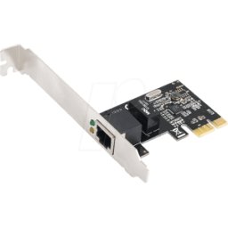 LOGILINK PC0029A - Tarjeta de red, PCI Express, Gigabit Ethernet, 1 RJ45