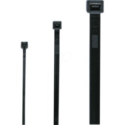 CIMCO 181877 - Bridas de cable, negro, 7.5x280mm, 100 piezas